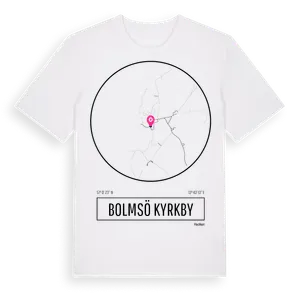 Bolmsö Kyrkby t-shirt – ekologisk bomull t-shirt från Pinshirt