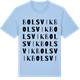 Blue Soul t-shirt med Bolsvik ordlek t-shirt