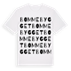 Bommebygget ordlek t-shirt