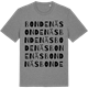 Mid Heather Gray t-shirt med Bondenäs ordlek t-shirt
