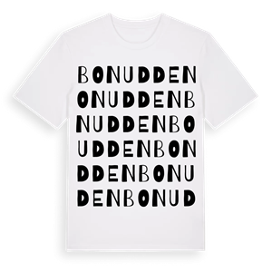 Bonudden ordlek t-shirt – ekologisk bomull t-shirt från Pinshirt