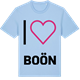 Blue Soul t-shirt med Jag älskar Boön t-shirt stort tryck