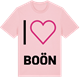 Pink Cotton t-shirt med Jag älskar Boön t-shirt stort tryck