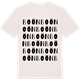 Vintage White t-shirt med Boön ordlek t-shirt
