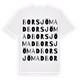 Borsjömad ordlek t-shirt