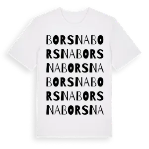 Borsna ordlek t-shirt – ekologisk bomull t-shirt från Pinshirt