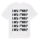White t-shirt med Bosatorp ordlek t-shirt