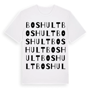 Boshult ordlek t-shirt – ekologisk bomull t-shirt från Pinshirt