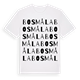 Bosmåla ordlek t-shirt