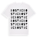 Bostue ordlek t-shirt