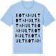 Blue Soul t-shirt med Botahult ordlek t-shirt