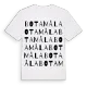 Botamåla ordlek t-shirt