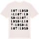 Vintage White t-shirt med Botildsdal ordlek t-shirt