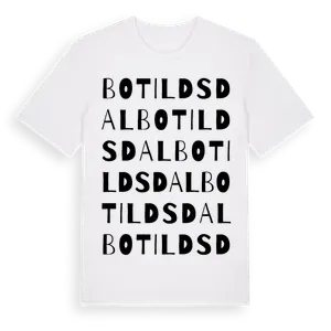Botildsdal ordlek t-shirt – ekologisk bomull t-shirt från Pinshirt