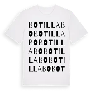 Botillabo ordlek t-shirt – ekologisk bomull t-shirt från Pinshirt