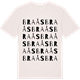 Vintage White t-shirt med Braås ordlek t-shirt
