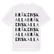 Bräkenskalla ordlek t-shirt