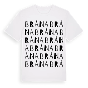 Bråna ordlek t-shirt – ekologisk bomull t-shirt från Pinshirt