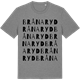 Mid Heather Gray t-shirt med Brånaryd ordlek t-shirt