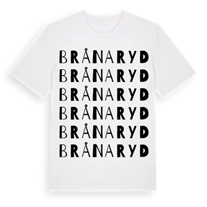 Brånaryd ordlek t-shirt – ekologisk bomull t-shirt från Pinshirt