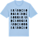 Blue Soul t-shirt med Brändeborg ordlek t-shirt