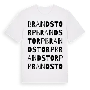 Brandstorp ordlek t-shirt – ekologisk bomull t-shirt från Pinshirt