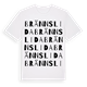 Brännslida ordlek t-shirt