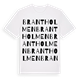 Brantholmen ordlek t-shirt