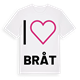 Jag älskar Bråt t-shirt stort tryck