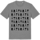 Mid Heather Gray t-shirt med Bråt ordlek t-shirt
