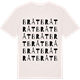 Vintage White t-shirt med Bråt ordlek t-shirt