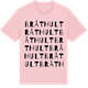 Pink Cotton t-shirt med Bråthult ordlek t-shirt