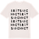 Vintage White t-shirt med Bråtsahemmet ordlek t-shirt