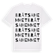 Bråtsahemmet ordlek t-shirt