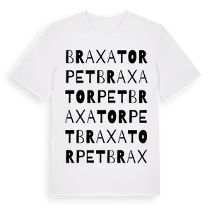 Braxatorpet ordlek t-shirt – ekologisk bomull t-shirt från Pinshirt