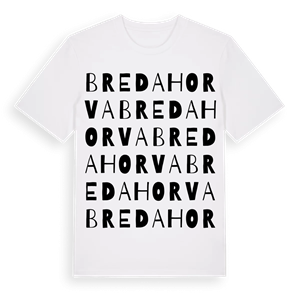 Bredahorva ordlek t-shirt – ekologisk bomull t-shirt från Pinshirt