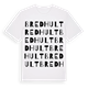 Bredhult ordlek t-shirt