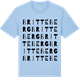 Blue Soul t-shirt med Britteberg ordlek t-shirt