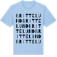 Blue Soul t-shirt med Brittelund ordlek t-shirt
