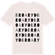 Vintage White t-shirt med Broaryd ordlek t-shirt