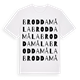 Broddamåla ordlek t-shirt
