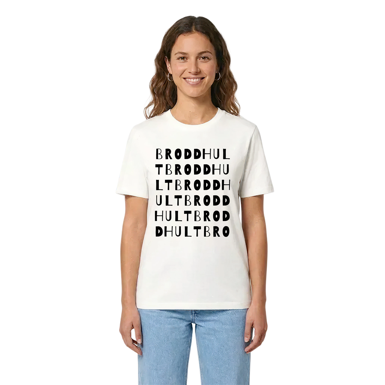 Broddhult ordlek t-shirt i miljö