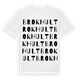 Brokhult ordlek t-shirt