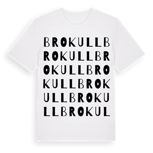 Brokull ordlek t-shirt – ekologisk bomull t-shirt från Pinshirt