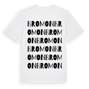 Bromon ordlek t-shirt – ekologisk bomull t-shirt från Pinshirt