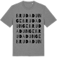 Mid Heather Gray t-shirt med Brudadunge ordlek t-shirt