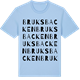 Blue Soul t-shirt med Bruksbacken ordlek t-shirt
