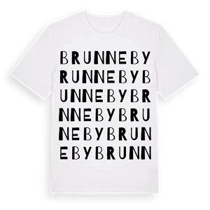 Brunneby ordlek t-shirt – ekologisk bomull t-shirt från Pinshirt