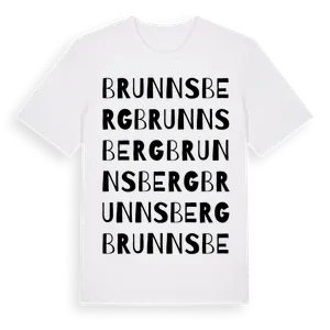 Brunnsberg ordlek t-shirt – ekologisk bomull t-shirt från Pinshirt