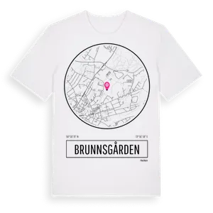 Brunnsgården t-shirt – ekologisk bomull t-shirt från Pinshirt